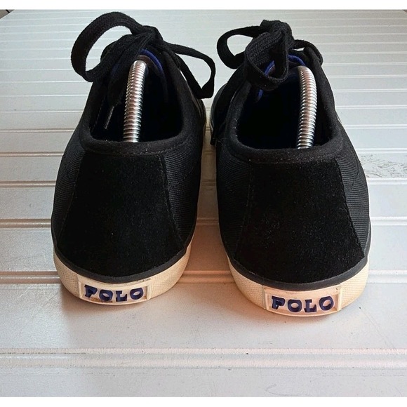 Polo Ralph Lauren Halford Sneakers Mens 11D Suede Trim Canvas Shoes main image 9